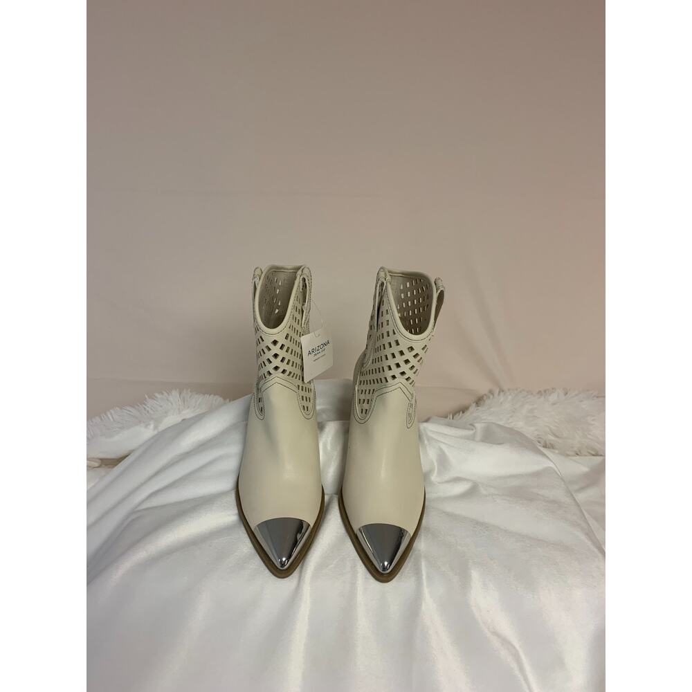 Arizona Boots Womens Garland Metallic Toe Cowgirl Country Western Size 6M NWT